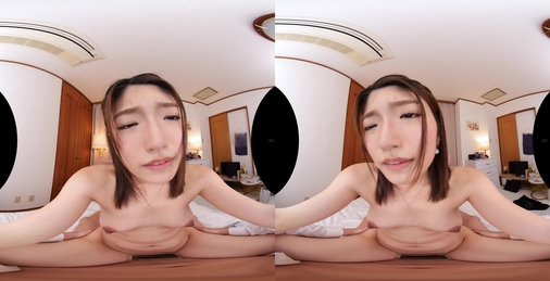 URVRSP-383 【VR】【8K VR】「先輩の知らない快楽、教えてあげますよ？」エロマンガ顔負けのオホ声で「しゅごいしゅごい」「イグイグ～！」と呂律の回らない声で朝まで喘ぎまくる淫乱M属性SEX はるの